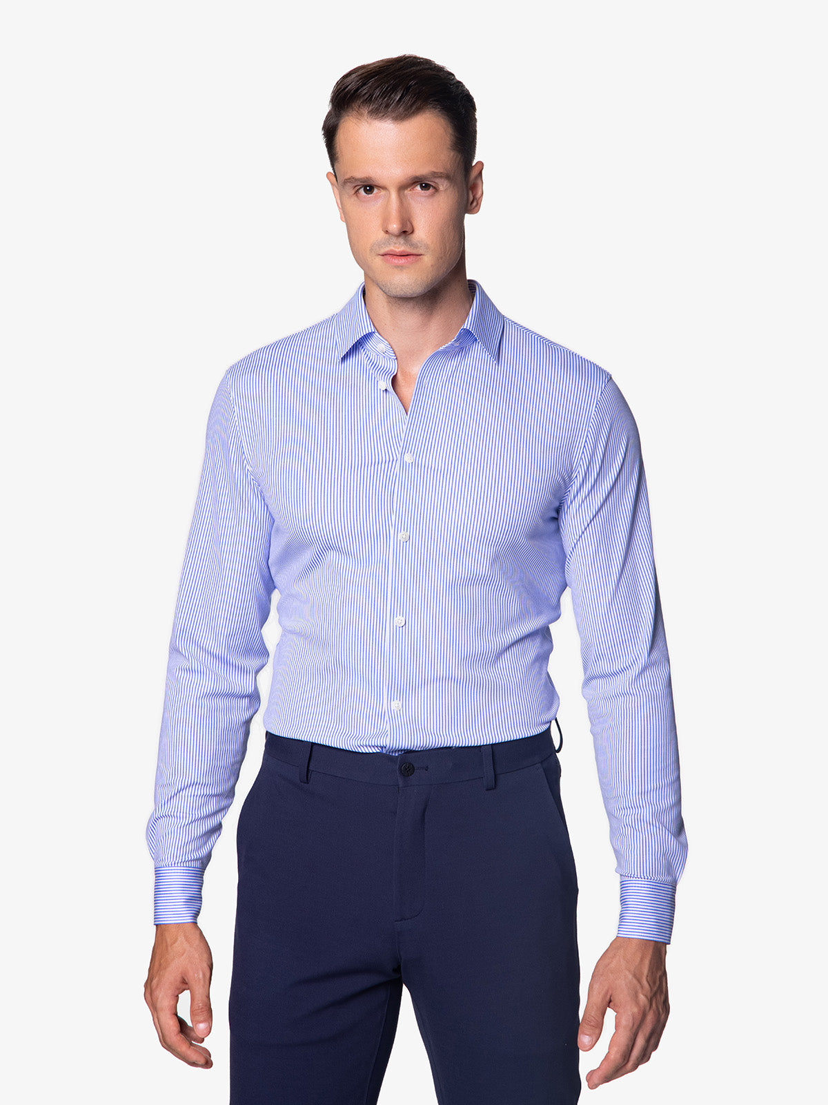 Chemise 4.0 Rayée Bleu